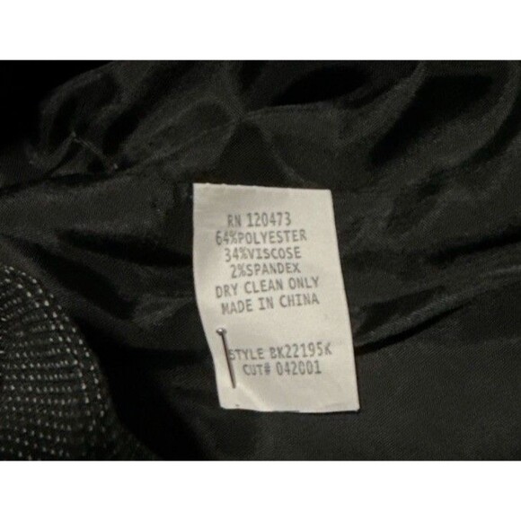 Morrissey Blazer Women’s Size 2 Black Gothic Steampunk Whimsy Jacket - Picture 5 of 5